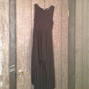 Gorgeous high low black dress