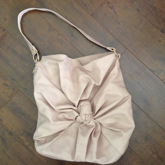 Nordstrom Pastel Pink Tie Knot Shoulder Bag