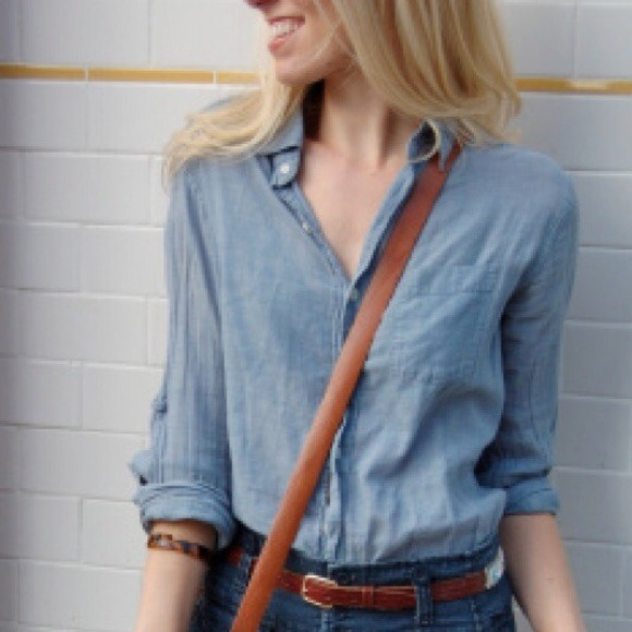 Urban Outfitters Tops - Lightweight denim button down NWOT