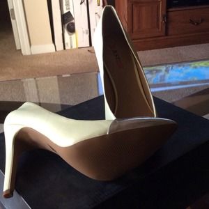 Yellow and Silver heels