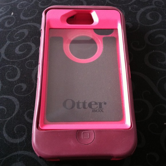 iPhone 4/4S 'pink and purple' OTTER BOX
