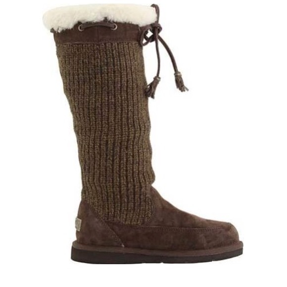 UGG Suburb Crochet tall boots