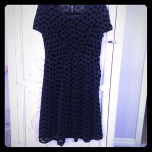 Marc by Marc Jacobs "Burnout" Heart Dress