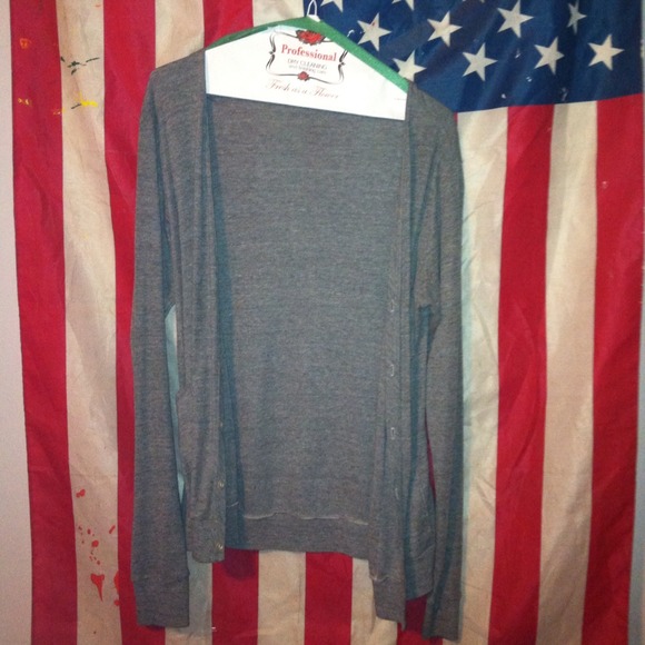 American Apparel Grey cardigan