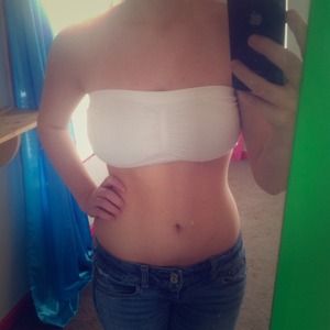 White Strapless Bra