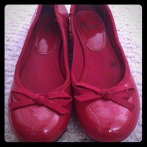 Adorable Red Flats