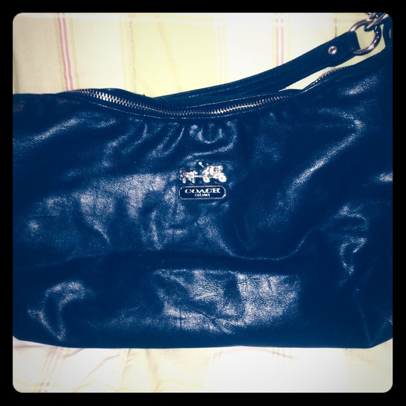 Black coach purse