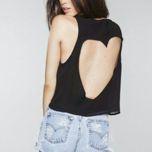 Brandy Melville Heart Cut Out