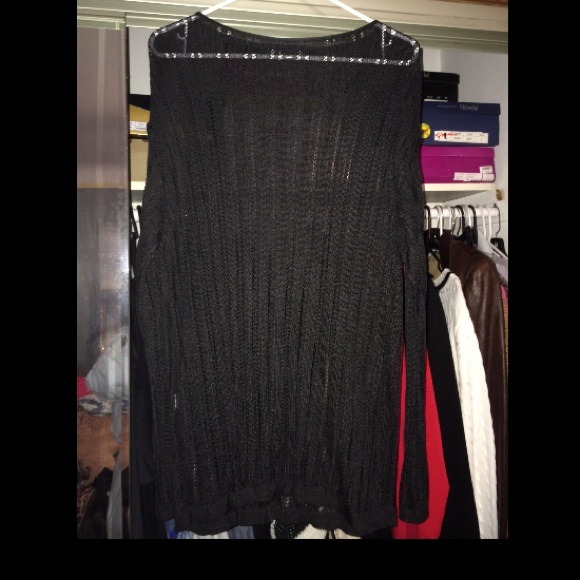 Black mess sweater