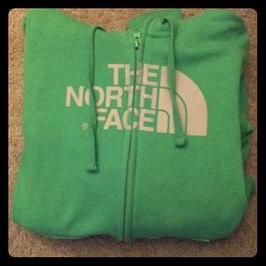 North Face zip up hoodie