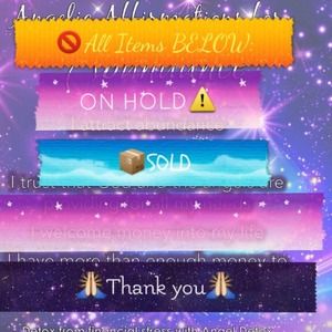 🚫All Items Below: ON HOLD /SOLD 📦📬 Thank you🙏