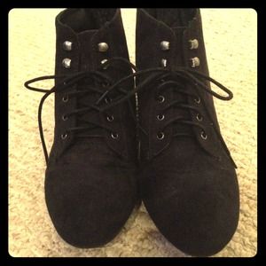 Lace-Up Booties