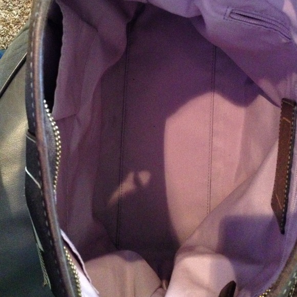 Coach Signature Stripe Hobo Tote Handbag - Picture 3 of 4