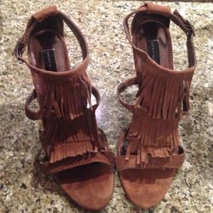 Steven by Steve Madden fringe heals