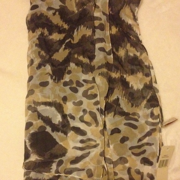 Sheer silk scarf