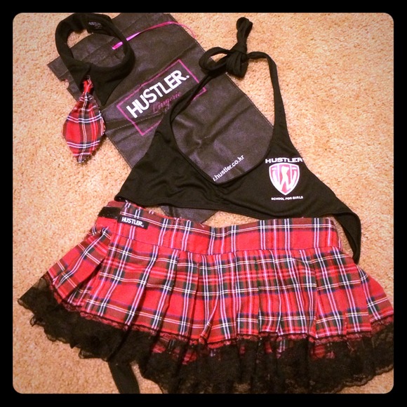 Hustler 3pc Sexy/Cute Schoolgirl Outfit