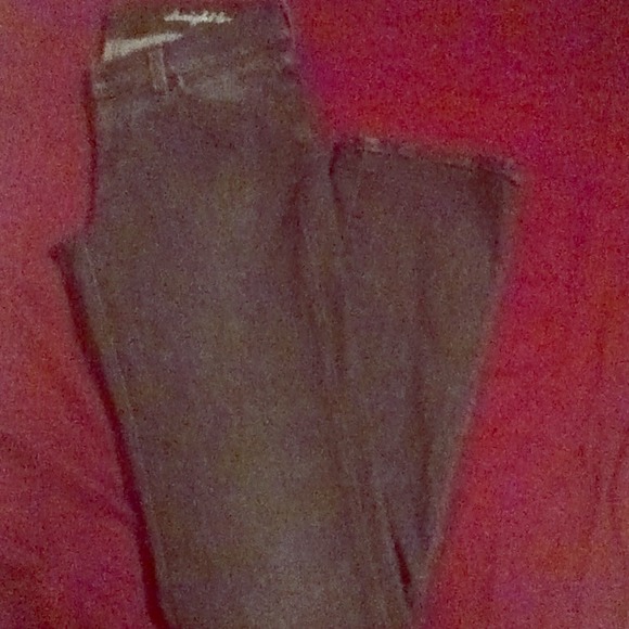 🚫SOLD🚫7 for all Mankind Grey Straight Leg Denim - Picture 1 of 4