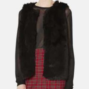 Topshop feax fur vest