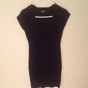 Black Express Bandage Dress