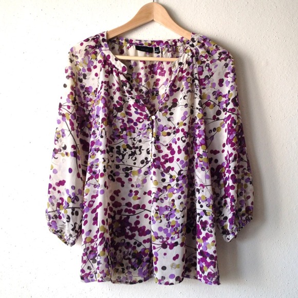 ❌SOLD in Bundle Colorful Popover Blouse.