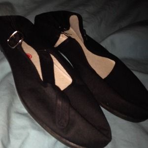 Mary Jane style flats.