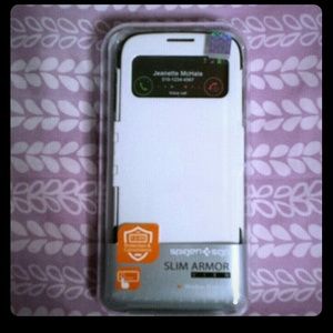 Samsung Galaxy S4 S-View Spigen Flip Case