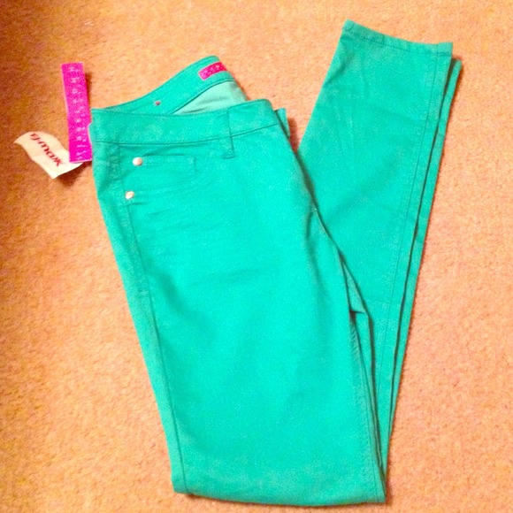 ❌SOLD❌ Mint skinny jeans