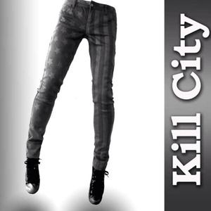 Kill City american flag skinny jeans size 25
