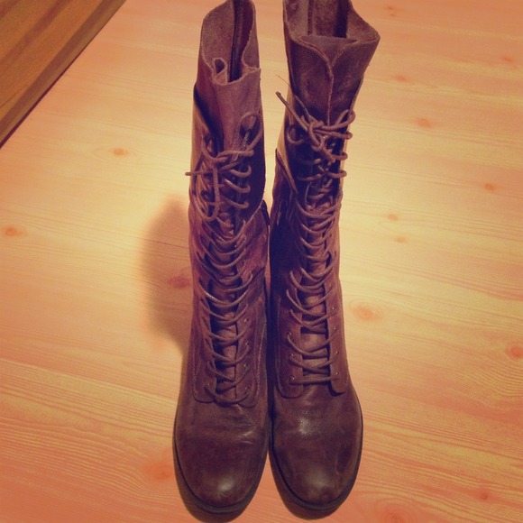 Enzo Angiolini Boots - Tall combat boots