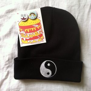 yin yang beanie