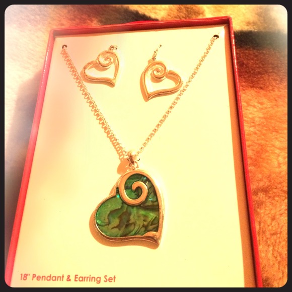 Necklace and earrings