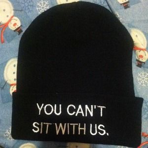 You can't sit with us beanie 💁