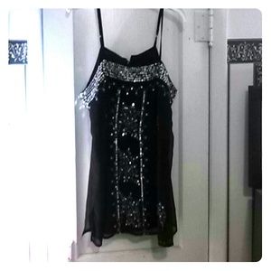 Fancy sequin top.