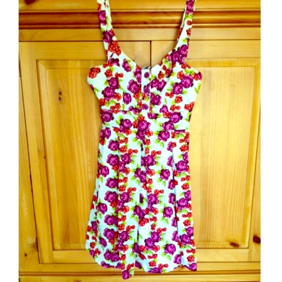 Vintage 50s Inspired Floral A-line Dress