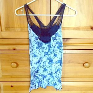 Cute floral tank top