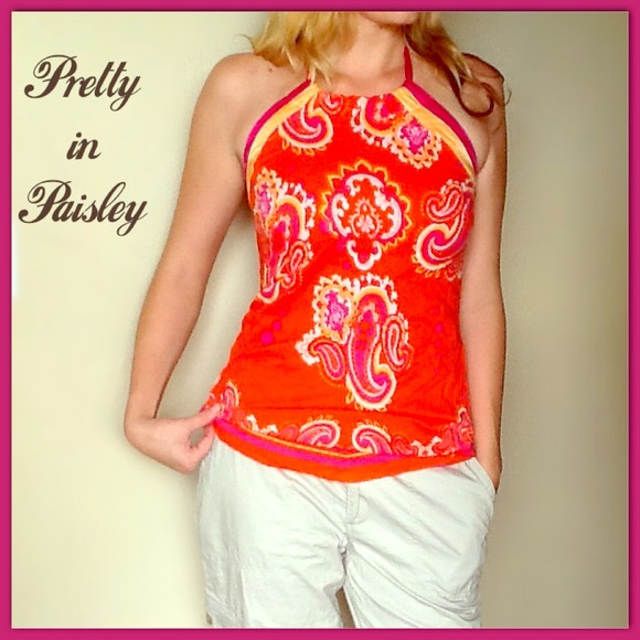 Guess Tops - 🚫SOLD N BUNDLE🚫Silk and Cotton Paisley Print Top