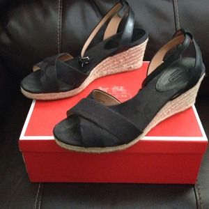 Black Coach espadrilles with box.  Reduced🎉🎉🎉🎉