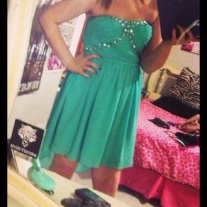 Blue cocktail dress!