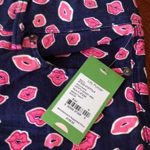 Lilly Pulitzer, Worth skinny mini jeans.
