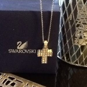Swarovski cross necklace