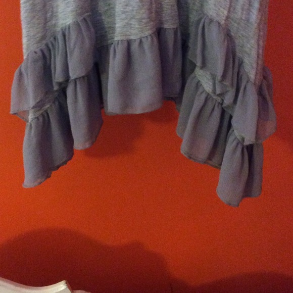 ❌SOLD IN BUNDLE ❌Gray dress with beading detail - Picture 3 of 4