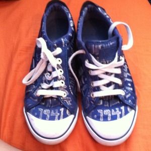 Cute blue coach shoes!