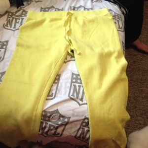 Yellow Victoria secret sweats