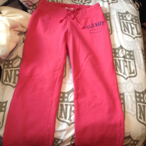 Pink old navy sweats