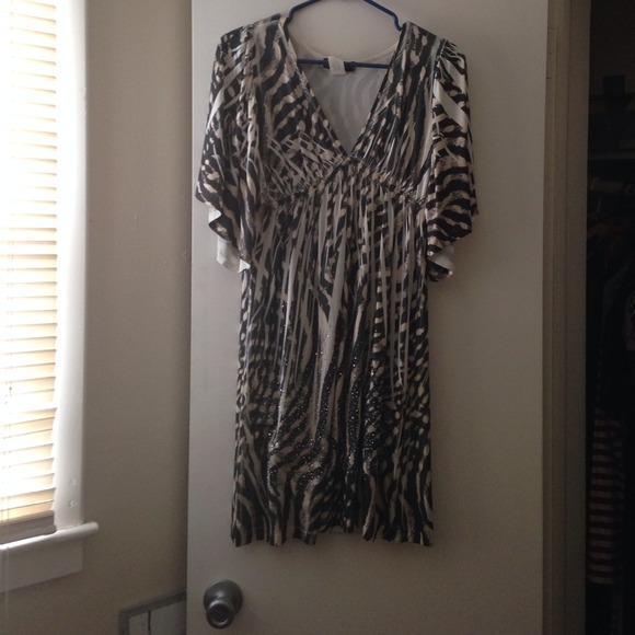 Animal print dress