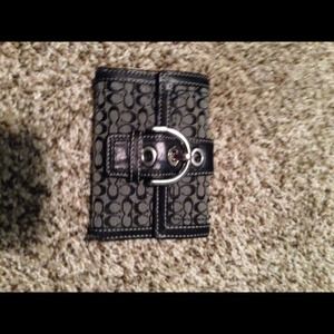 Authentic black Coach wallet