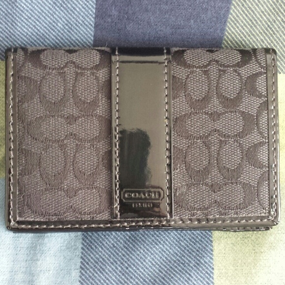 Authentic Coach ID/card wallet