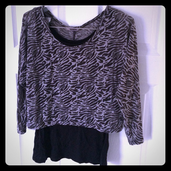 Sexy zebra print shirt