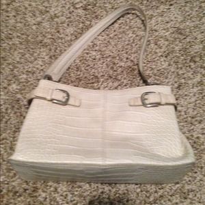 Cream leather Tommy Hilfiger purse