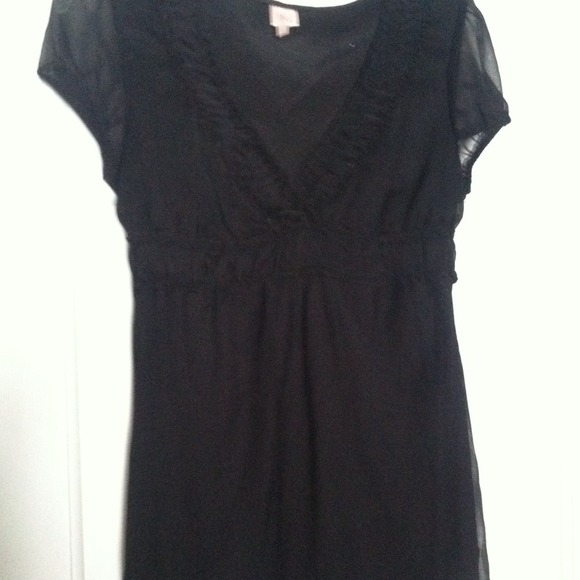 Rue 21 Flowing Black Top - Picture 2 of 2